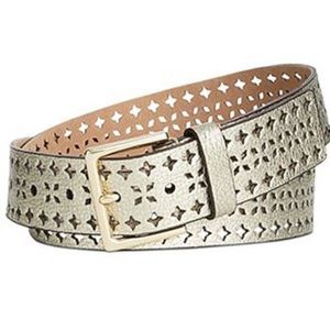 Kate Spade New York Gold Leather Belt